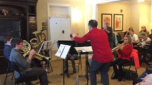 Quintet Primo! senior home outreach concert, December 23rd, 2016